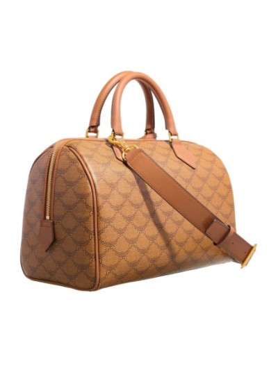 MCM Ella Lts Boston Med Cognac