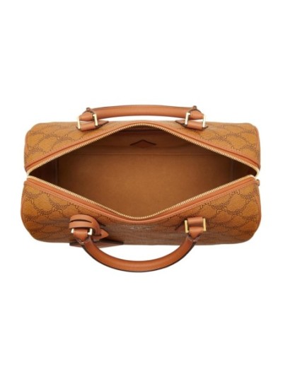 MCM Ella Lts Boston Med Cognac