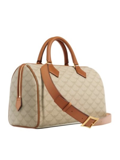 MCM Ella Lts Boston Medium Oatmeal