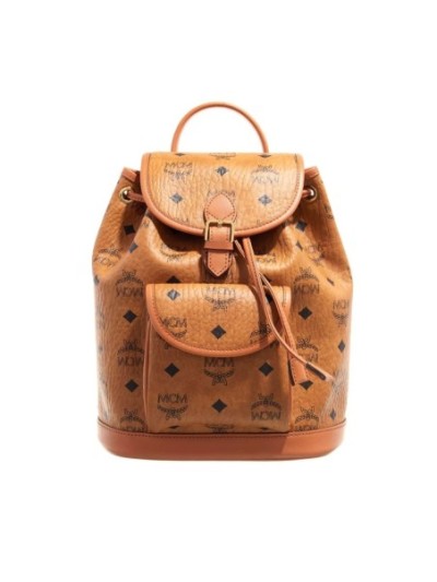 MCM Aren Backpack Mini Cognac