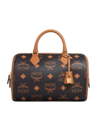 MCM Ella Maxi Mn Vi Lts Mix Boston Med Black