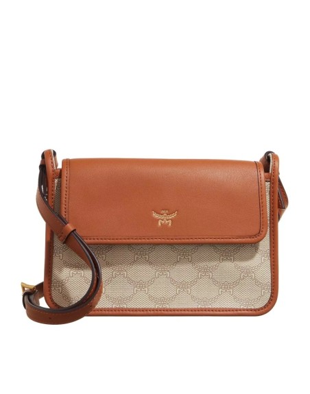 MCM Himmel Lts Crossbody Small Oatmeal