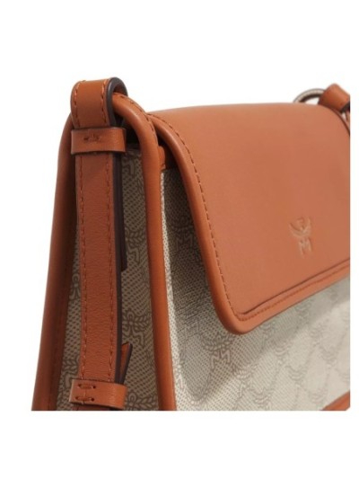 MCM Himmel Lts Crossbody Small Oatmeal