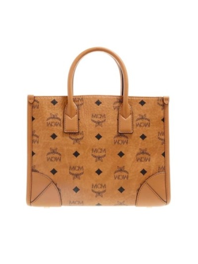 MCM Munchen Tote Small Cognac