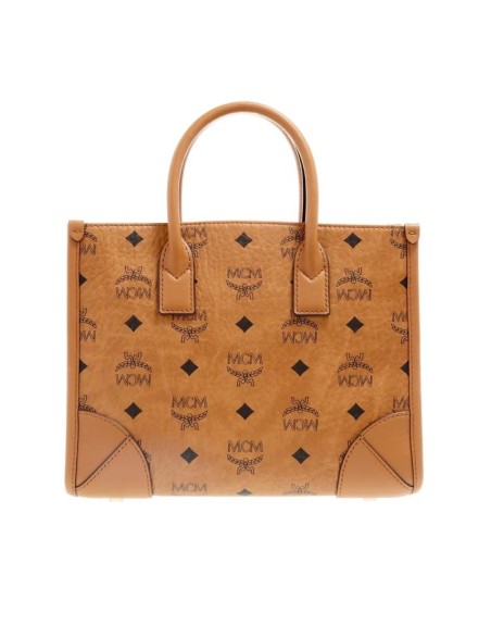 MCM Munchen Tote Small Cognac