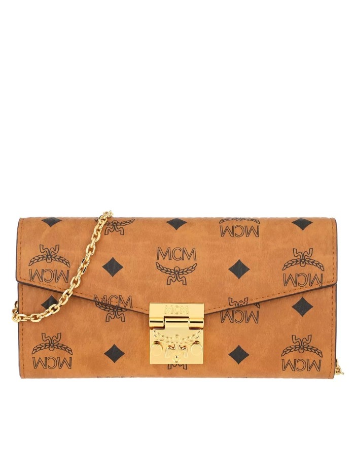 MCM Tracy Vi Woc Lrg Cognac