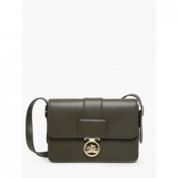 Sac bandoulière Box-trot cuir LONGCHAMP Kaki