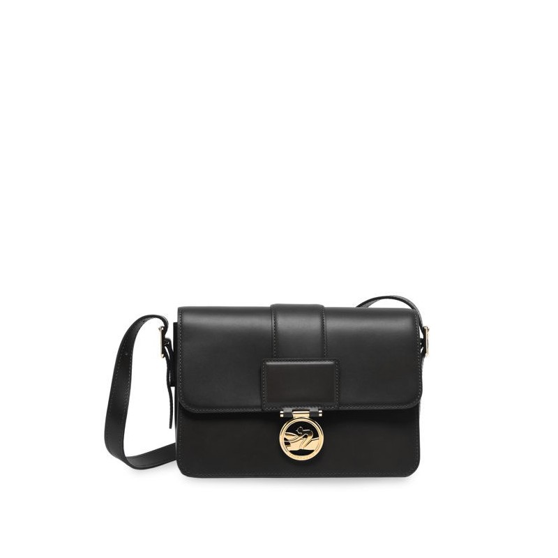 Sac bandoulière Box-trot cuir LONGCHAMP Noir