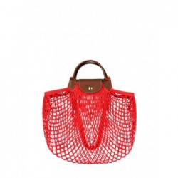 Sac à main Le Pliage Filet LONGCHAMP Rouge