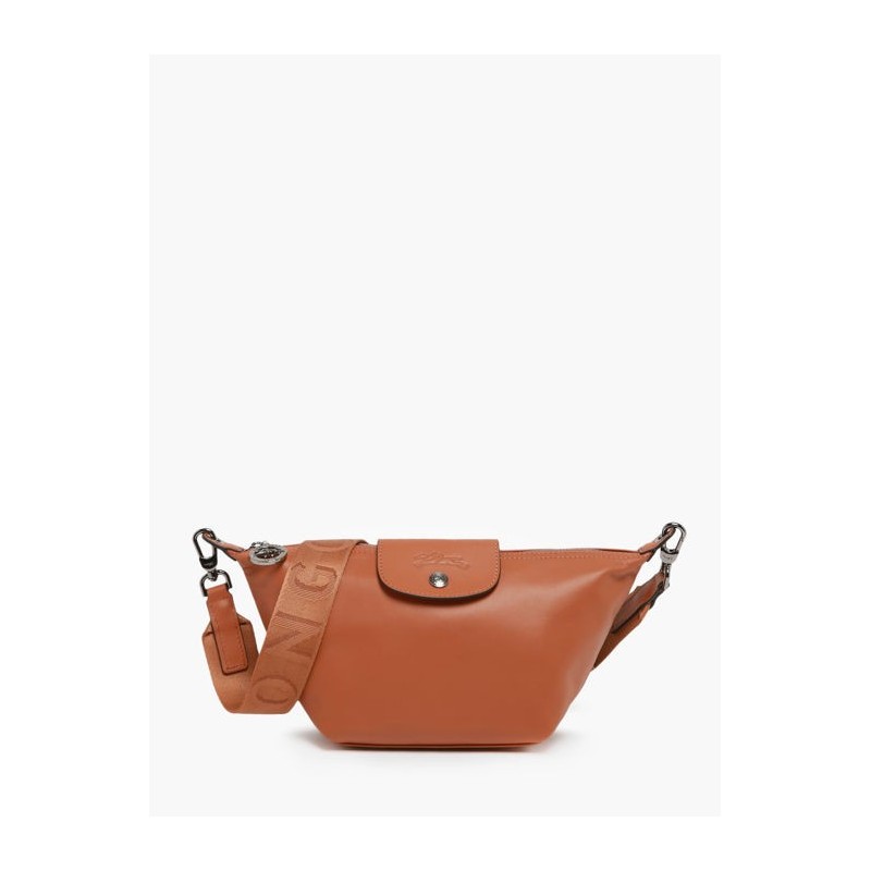 Sac porté épaule Le Pliage Xtra cuir LONGCHAMP Cognac