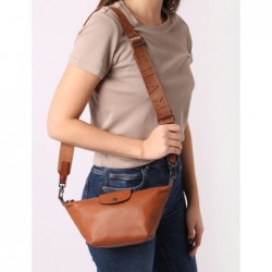 Sac porté épaule Le Pliage Xtra cuir LONGCHAMP Cognac